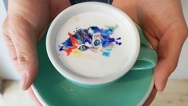 В Корее бариста создает невероятные рисунки на кофе, который ты захочешь сфотографировать - фото 372383
