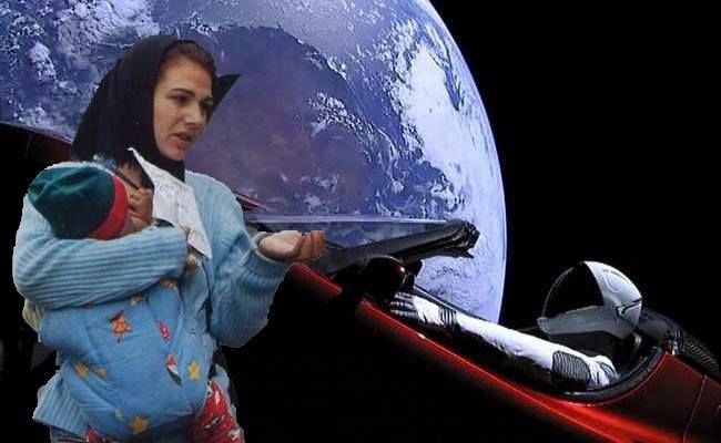 Tesla полетіла у космос: прикольні меми, якими сьогодні переповнена мережа - фото 367460