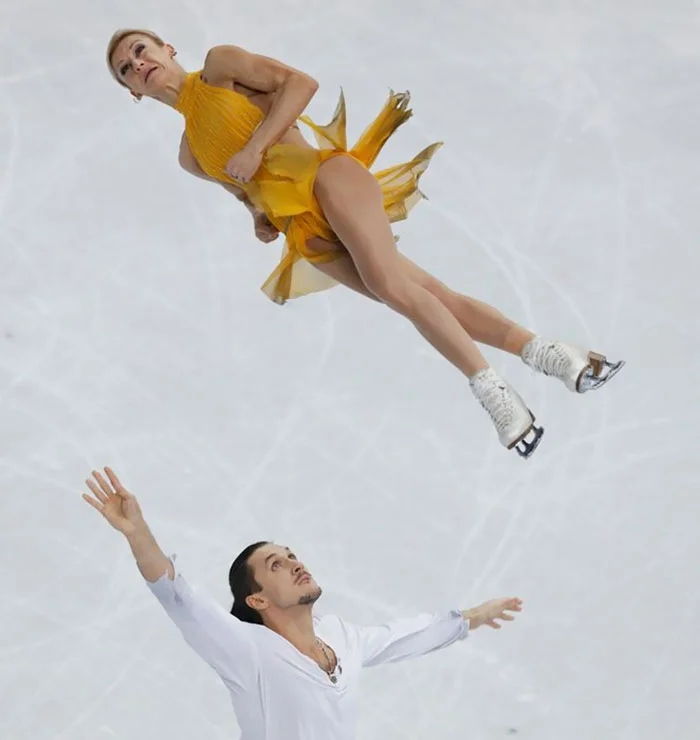 Кривляки: очень смешные лица олимпийских фигуристов во время выступлений - фото 368661