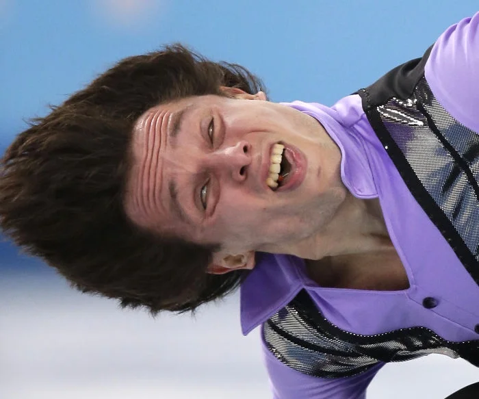 Кривляки: дуже смішні обличчя олімпійських фігуристів під час виступів - фото 368658