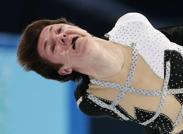 Кривляки: дуже смішні обличчя олімпійських фігуристів під час виступів - фото 368662