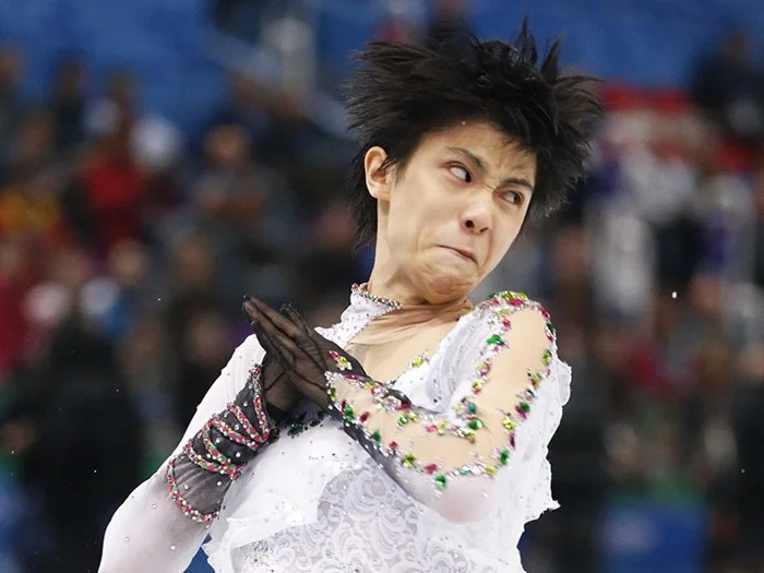 Кривляки: дуже смішні обличчя олімпійських фігуристів під час виступів - фото 368674