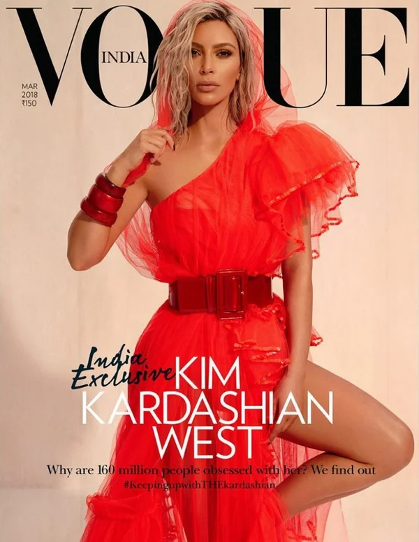 Ким Кардашьян снялась для Vogue и оказалась в центре скандала - фото 372265