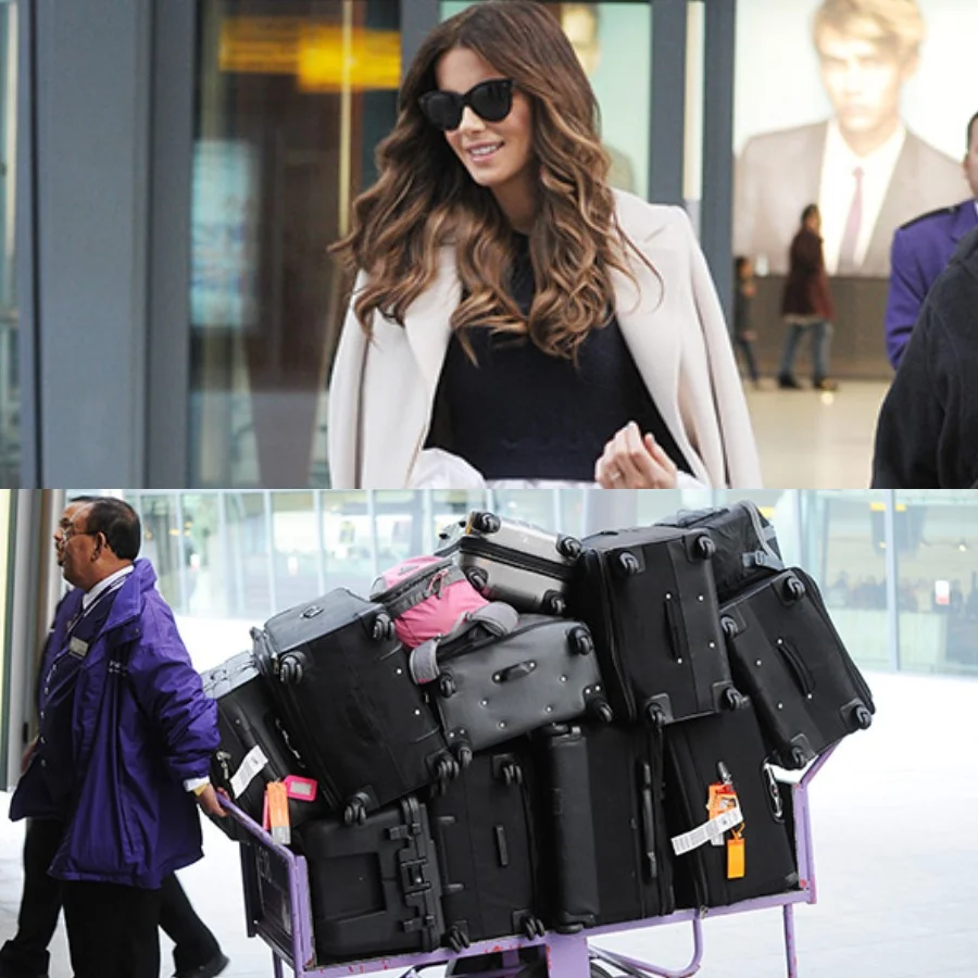 Дама с чемоданом: сколько багажа возят с собой знаменитости - фото 367807