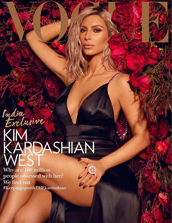 Ким Кардашьян снялась для Vogue и оказалась в центре скандала - фото 372266