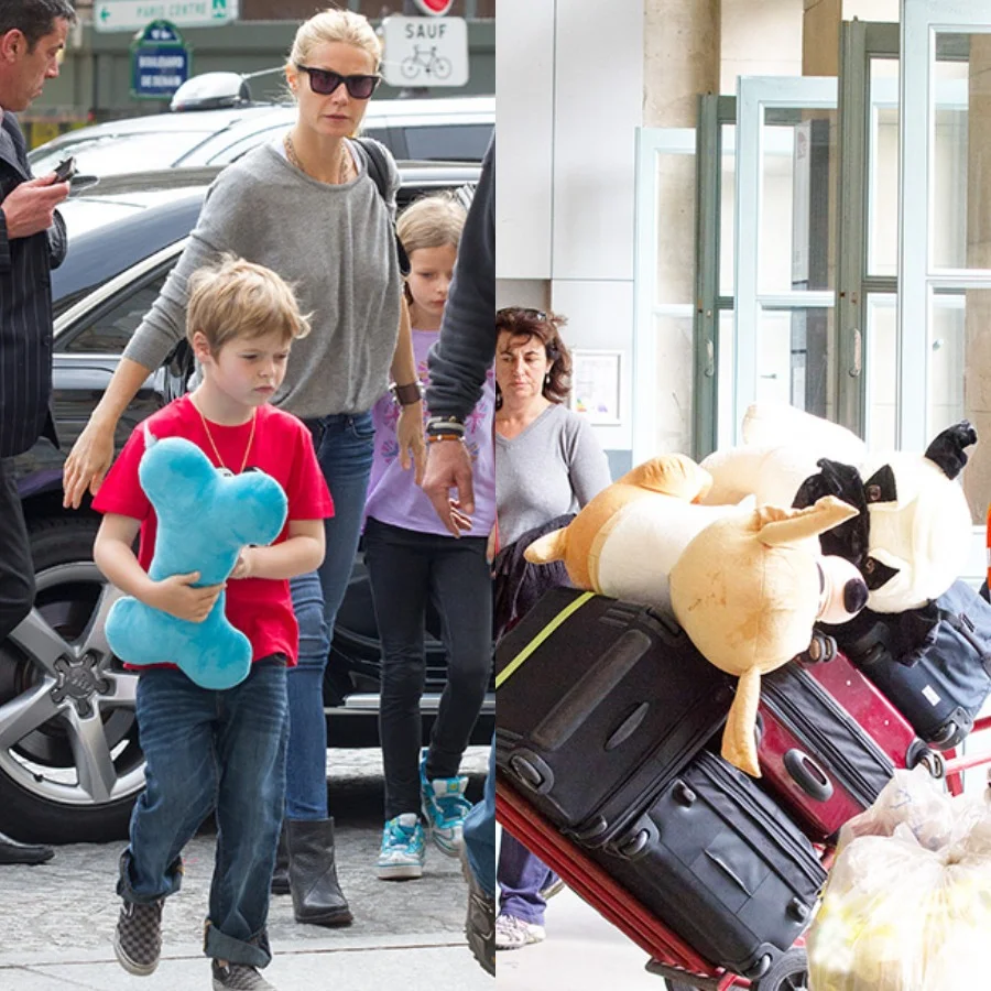 Гвінет Пелтроу знає, як подорожувати з дітьми та їх іграшками - фото 367811