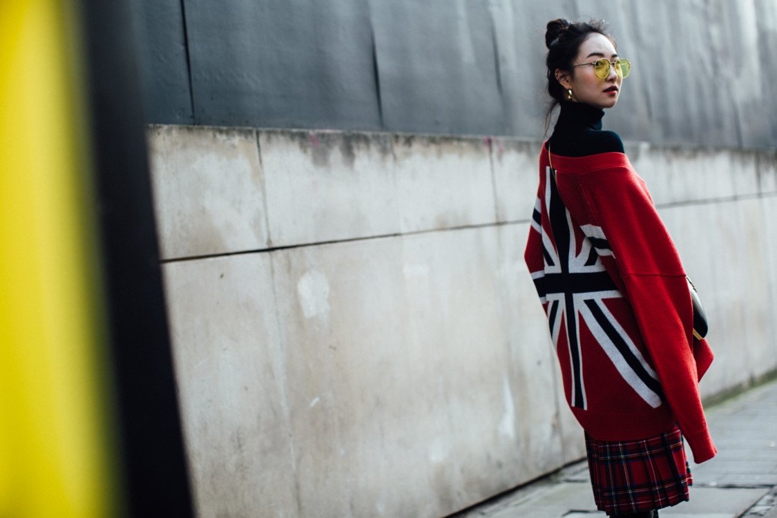 Неделя моды в Лондоне: яркие и колоритные street style образы гостей - фото 370292