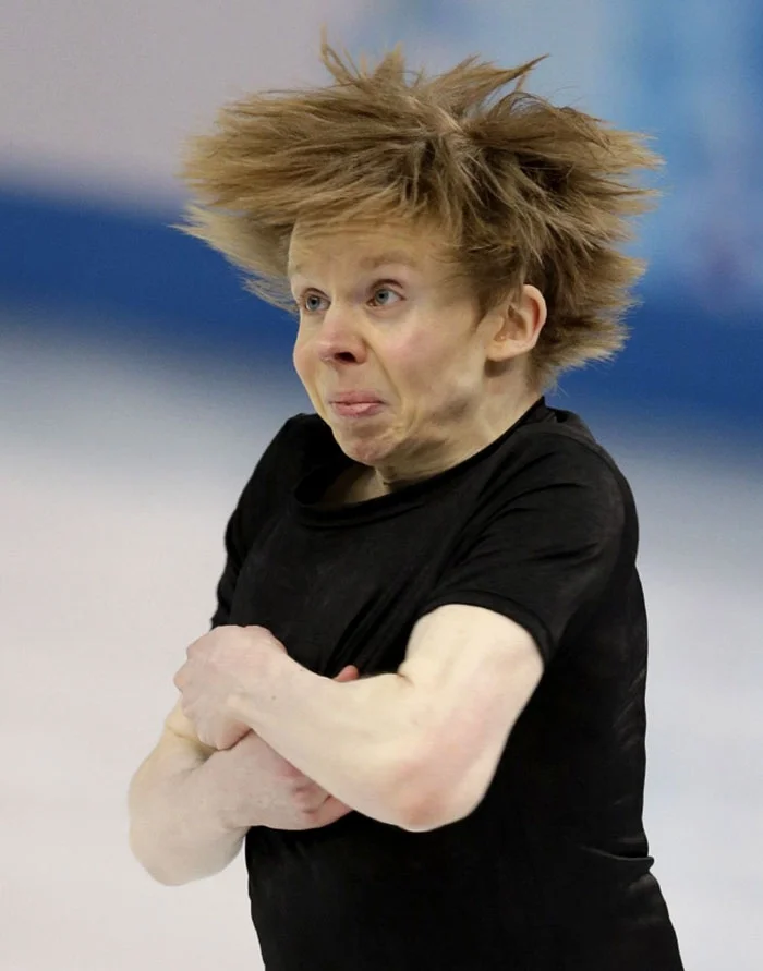 Кривляки: дуже смішні обличчя олімпійських фігуристів під час виступів - фото 368672