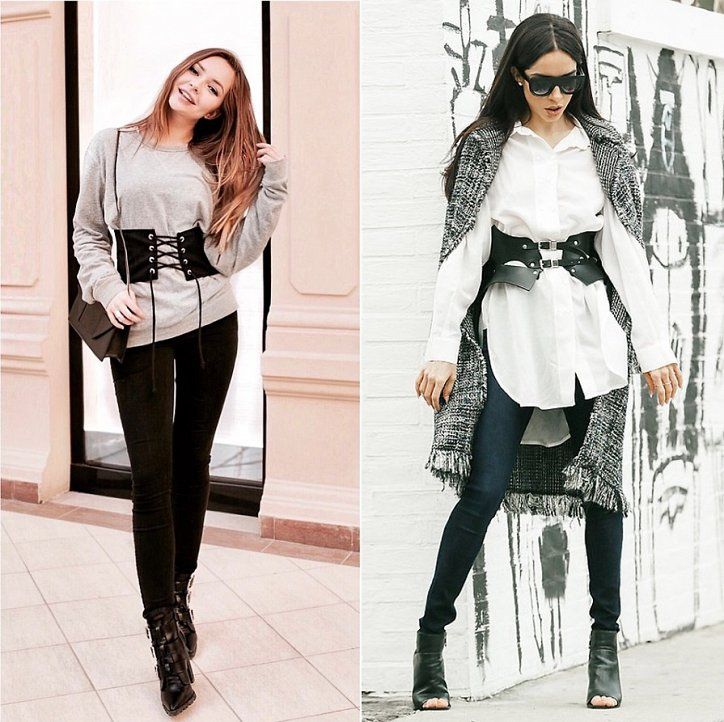 Стильный лайфхак: ремень, которым звезды street style перевязывают любые вещи - фото 368586