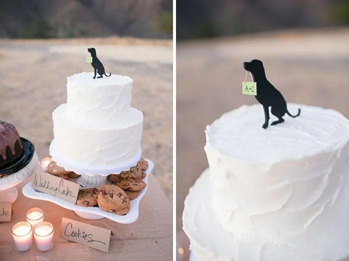 Пухнасті та солодкі: неймовірні весільні торти, на яких собаки повноправні члени свята - фото 367667