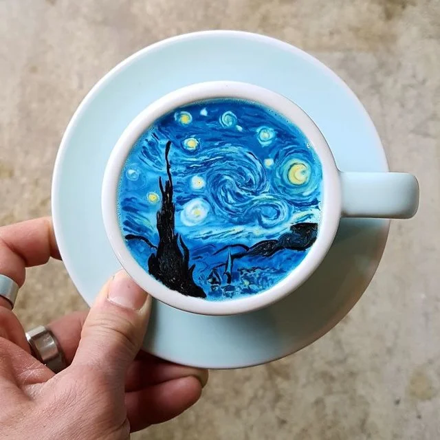 В Корее бариста создает невероятные рисунки на кофе, который ты захочешь сфотографировать - фото 372386