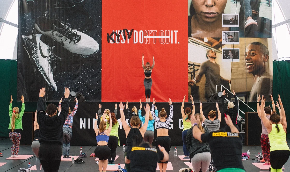 Nike провел впечатляющую по своими масштабам фитнес конвенции - фото 375736