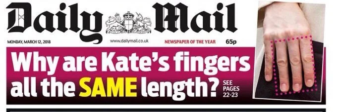 Одинаковые пальцы Кейт Миддлтон напугали сеть и стали мемом - фото 374409