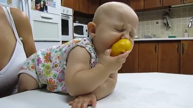 Малыши впервые в жизни пробуют лимон, и это безумно смешно - фото 373754
