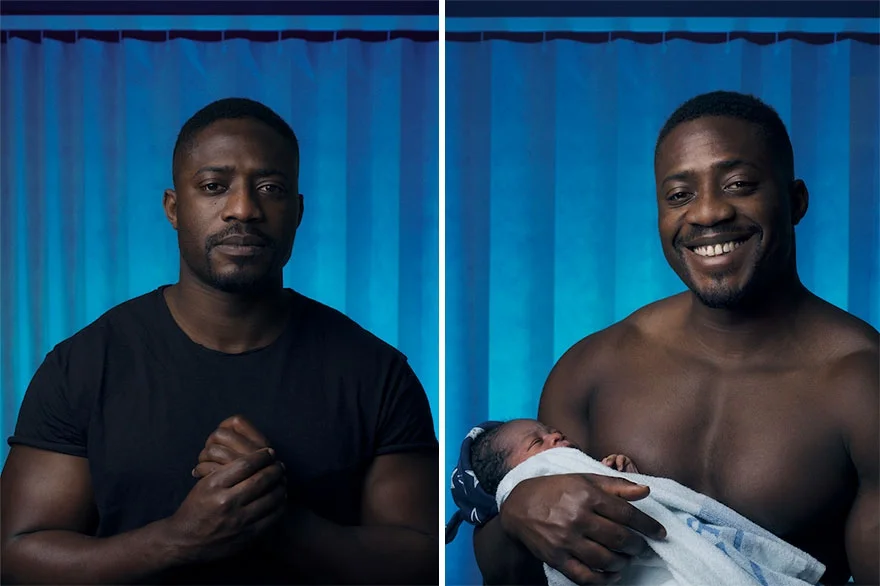 Як чоловіки виглядають до і після народження дитини: підбірка, що розчулить тебе до сліз - фото 381281