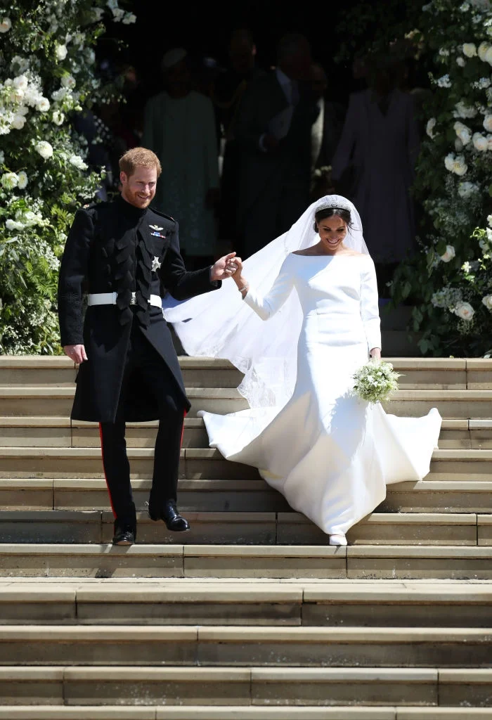 Меган Маркл и ее второе свадебное платье - образ, от которого не оторвать глаз - фото 385220