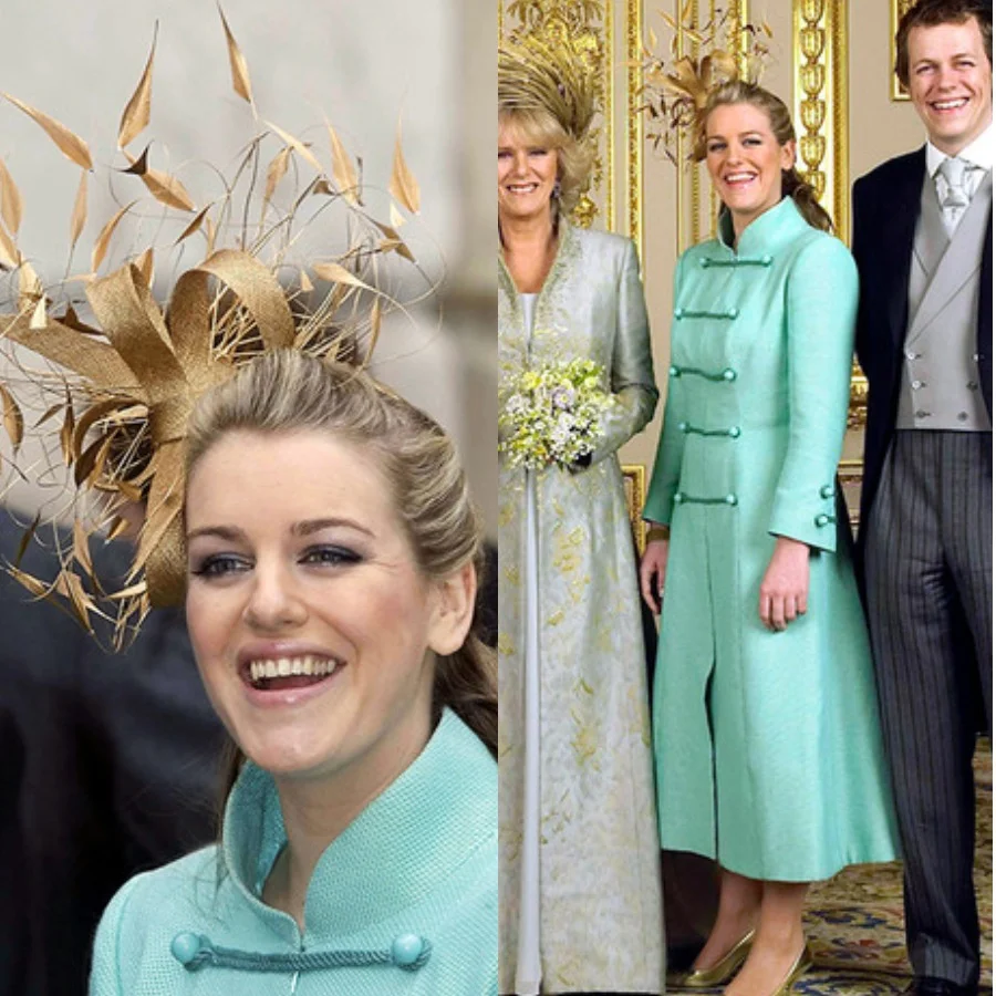 12 удивительных шляпок от членов королевских семей, которые они обожают одевать на свадьбы - фото 383581
