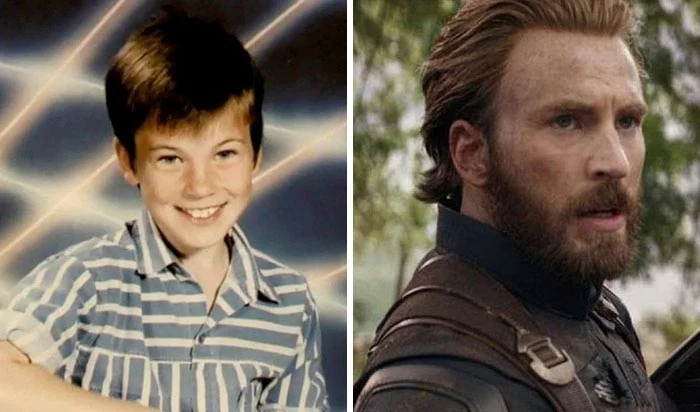 Тогда и сейчас: как выглядели в детстве актеры популярного фильма 'Мстители' - фото 385727
