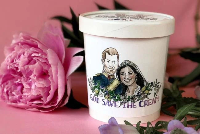 Сладкая жизнь: в честь принца Гарри и Меган Маркл выпустили особое мороженое - фото 384142