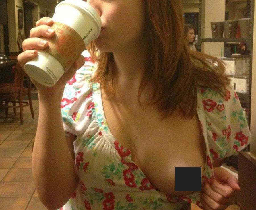 Творится что-то невероятное - девушки со всего мира начали массово обнажать грудь в кафе - фото 384196