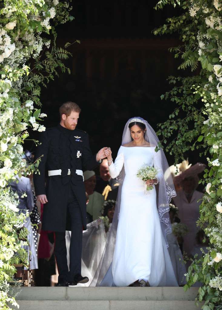 Свадьба Меган Маркл и принца Гарри - первые фото молодоженов - фото 385118