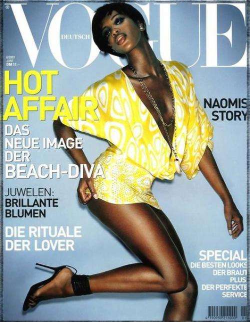 Наоми Кэмпбелл - 48: карьера знаменитой модели в ярких обложках журналов - фото 385544