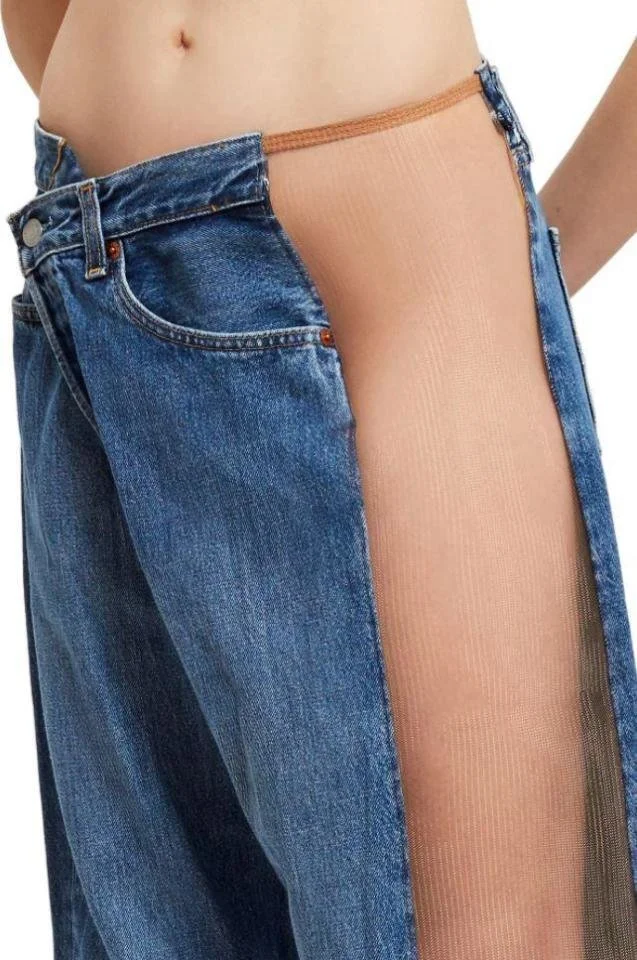 Не одяг, а якась фігня: під ці джинси вам ніяк не вийде одягнути труси - фото 389184
