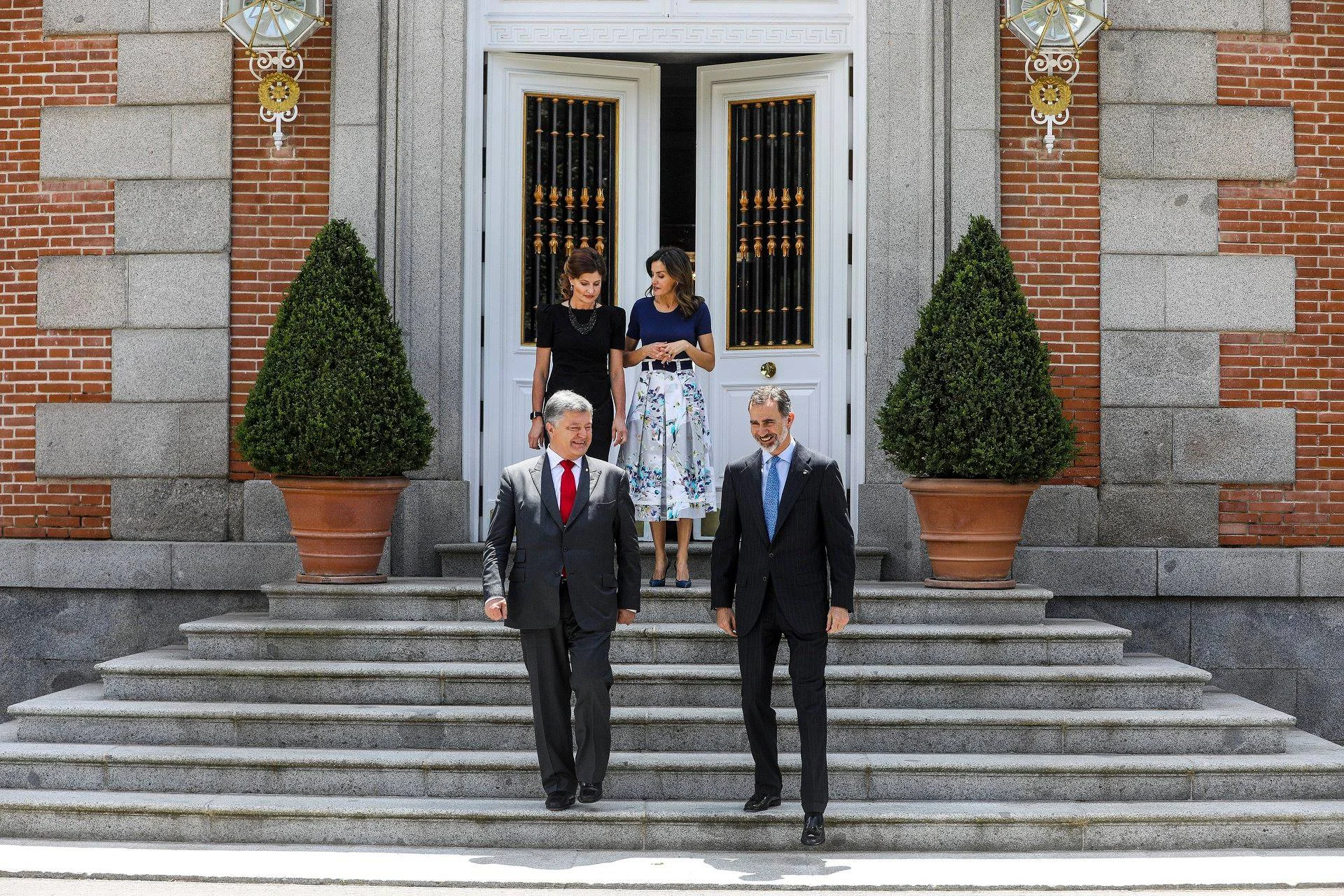 Как Марина Порошенко затмила королеву Испании на официальной встрече - фото 387792