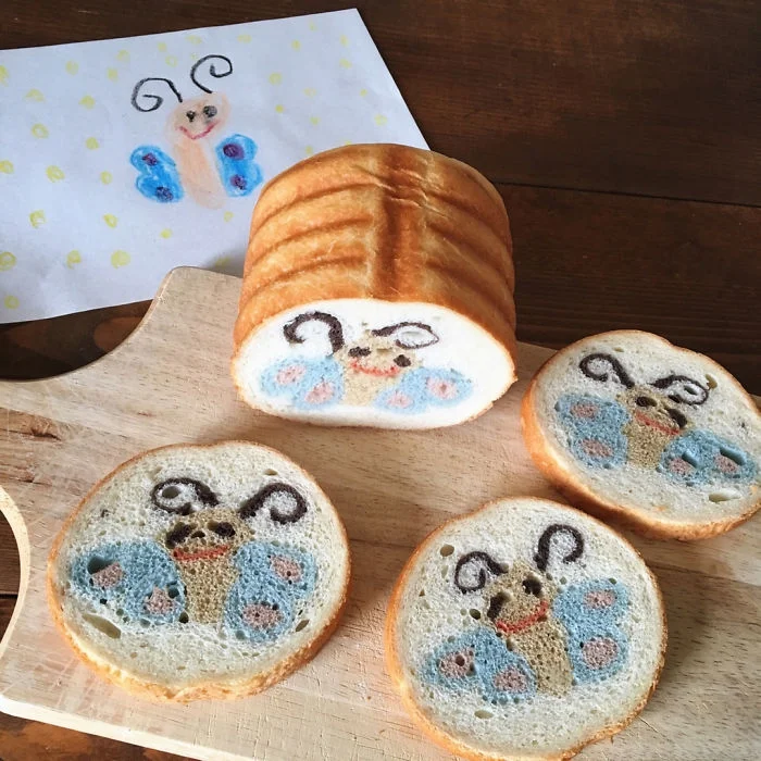 Японка выпекает хлеб с рисунками сына и не только, и этой красоте точно место в музее - фото 387009