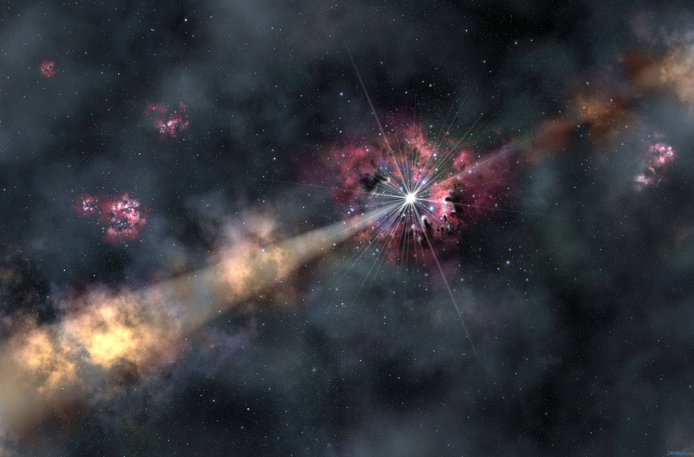 Астрономы впервые показали, как рождается джет - уникальный космический объект - фото 389511
