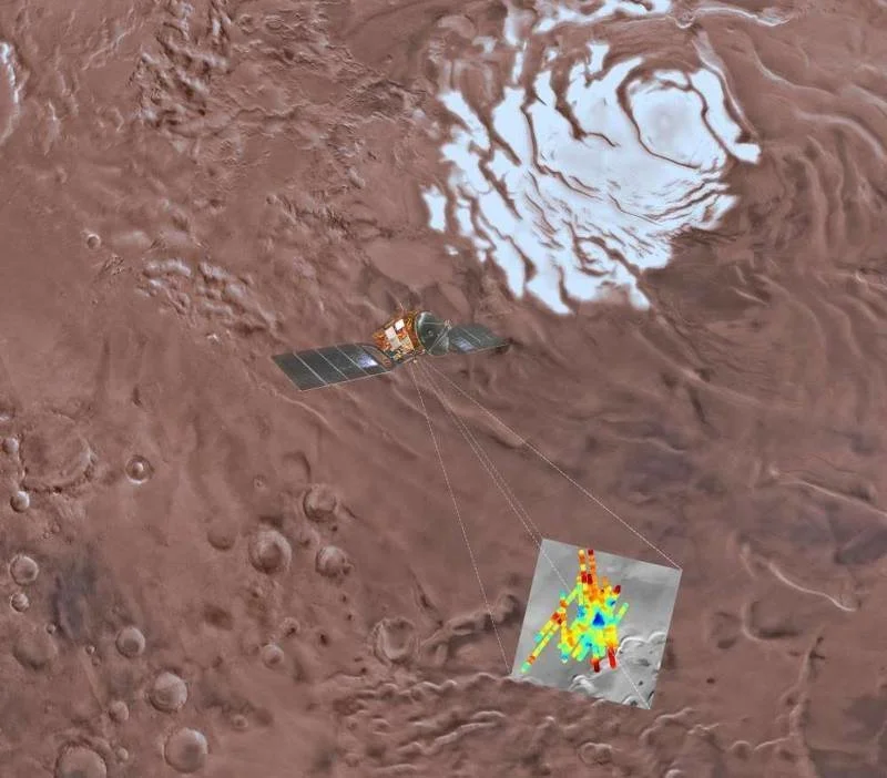 На Марсе нашли озеро с водой (может еще и зеленых человечков найдут) - фото 394951