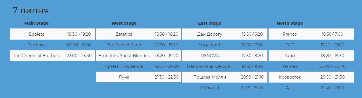 Аtlas Weekend 2018: повний розклад програми і учасники фестивалю - 391533 Аtlas Weekend 2018: повний розклад програми та учасники фестивалю - фото 391533