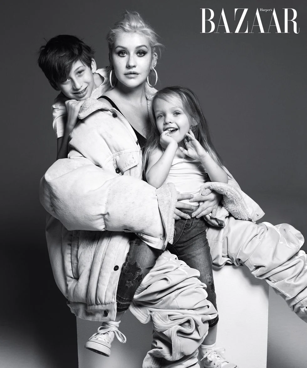 Мимими дня: голливудские звезды вместе со своими детьми снялись для модного глянца - фото 396193