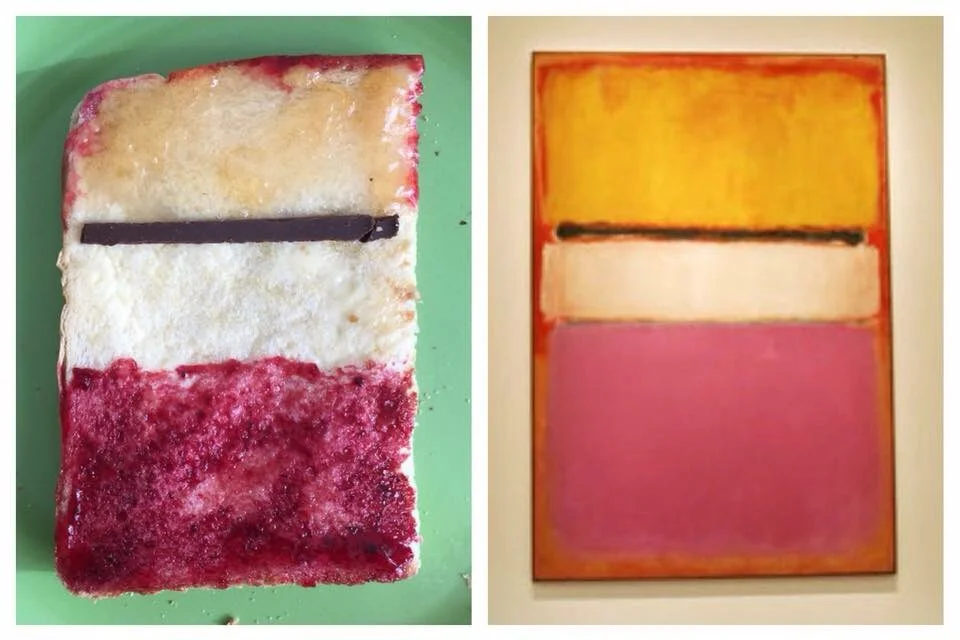 Люди превращают бутерброды в известные картины, и у них это очень круто получается - фото 396812
