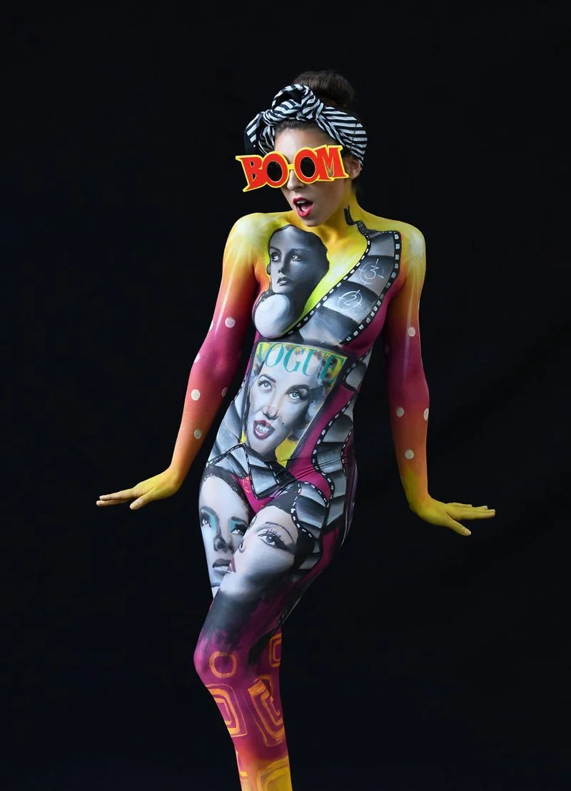 Яркие разрисованные тела с Всемирного фестиваля боди-арта 2018 - фото 397220
