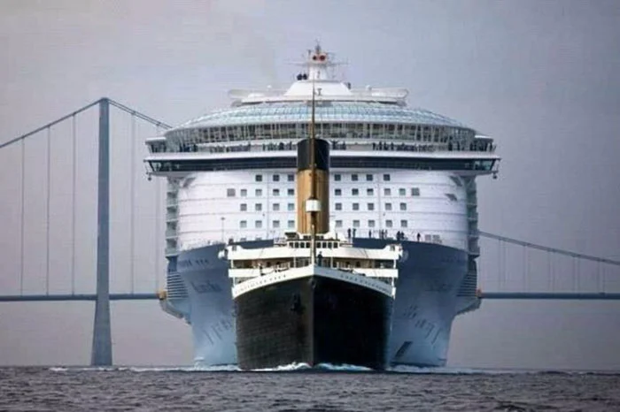 Сучасний лайнер проти Титаніка - фото 398089