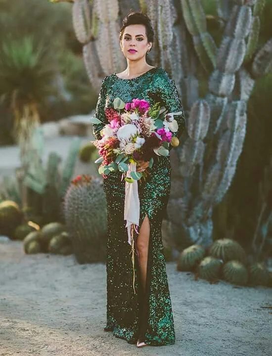 Свадьба 2018: роскошные платья для невесты нестандартных цветов - фото 398842