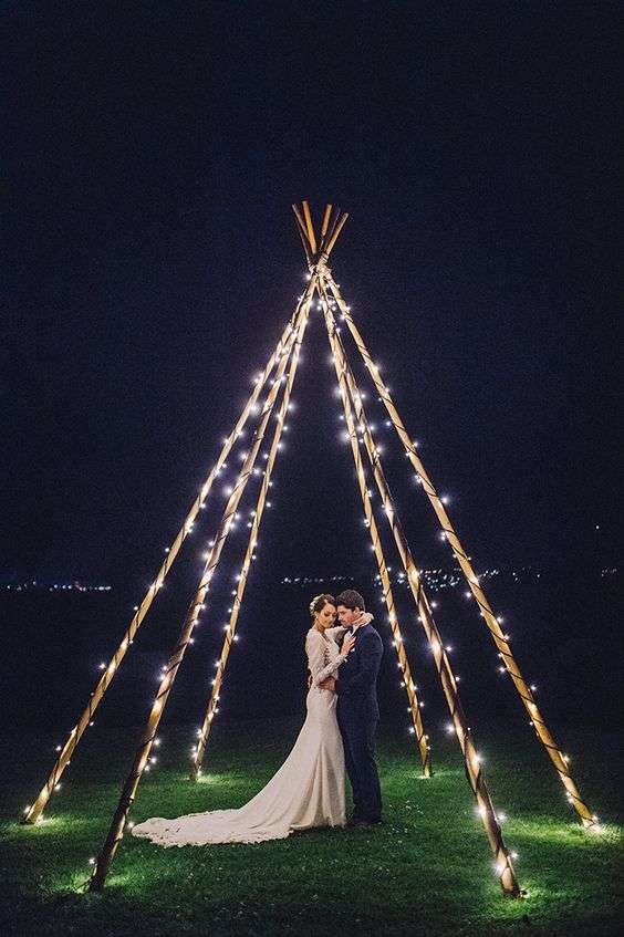 Свадьба 2018: сказочный декор с помощью фонариков - фото 399611