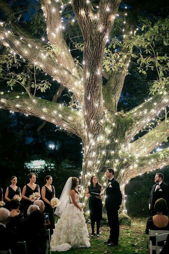 Свадьба 2018: сказочный декор с помощью фонариков - фото 399621