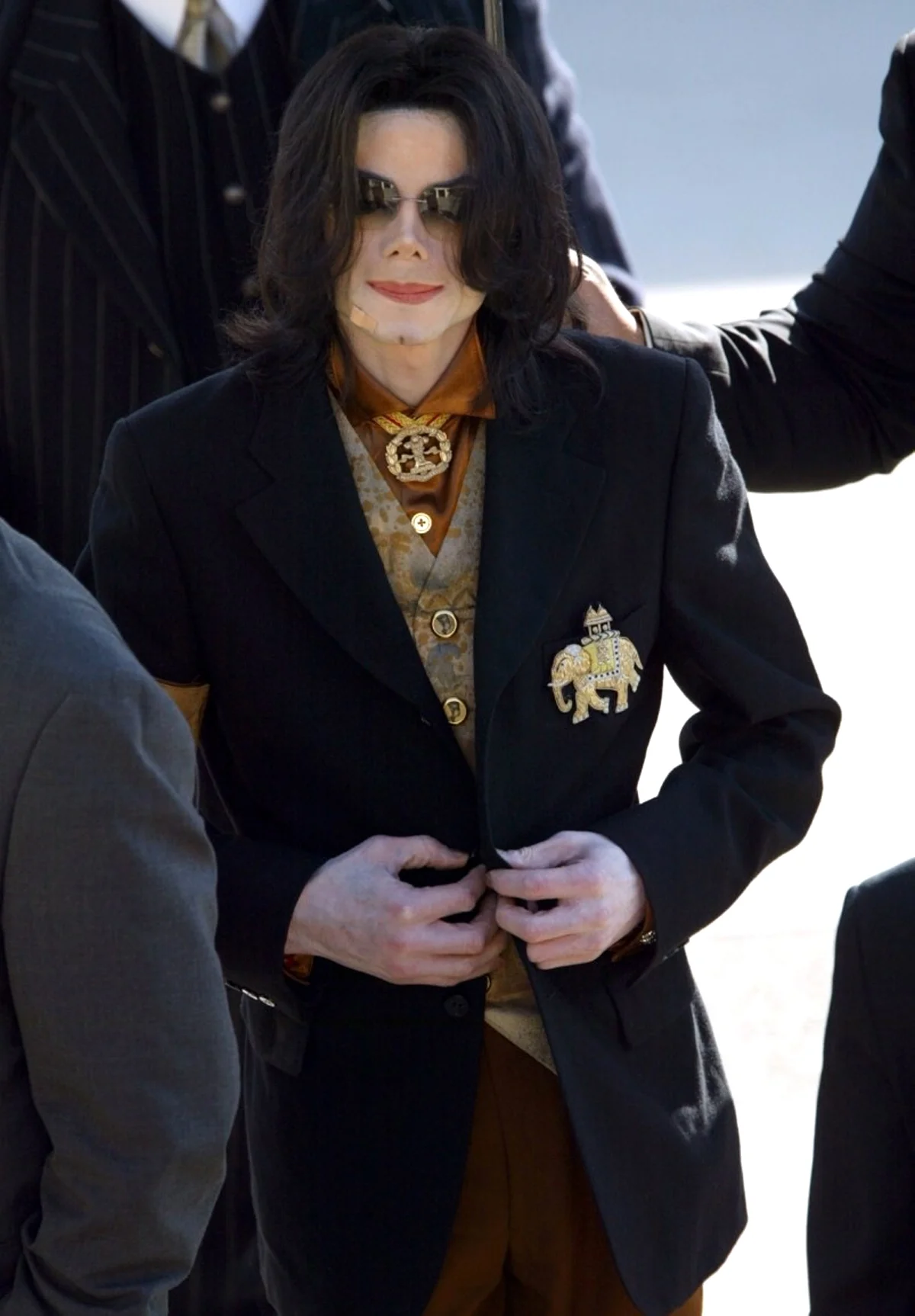 Майкл Джексон під часу суду, 2005 - фото 399757