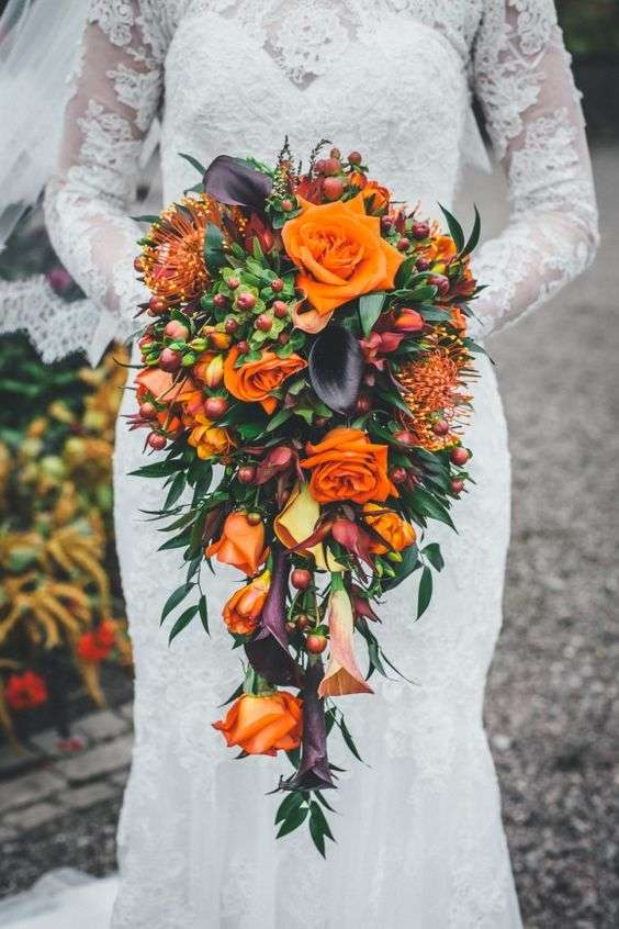 Свадьба 2018: потрясающей красоты свадебные букеты - фото 400430