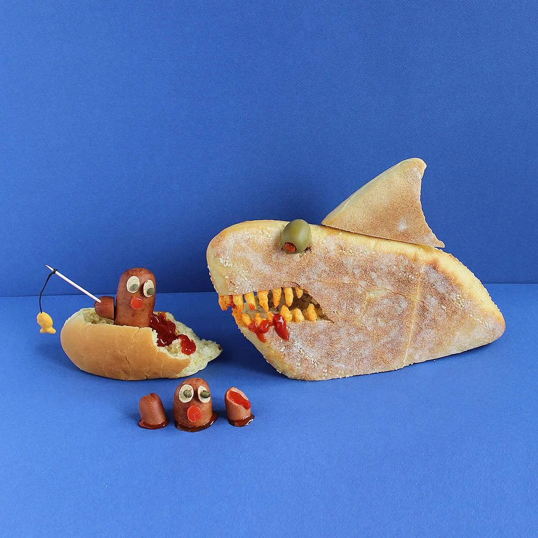 І їсти шкода: талановитий художник створює няшних монстриків із простого хліба - фото 403836