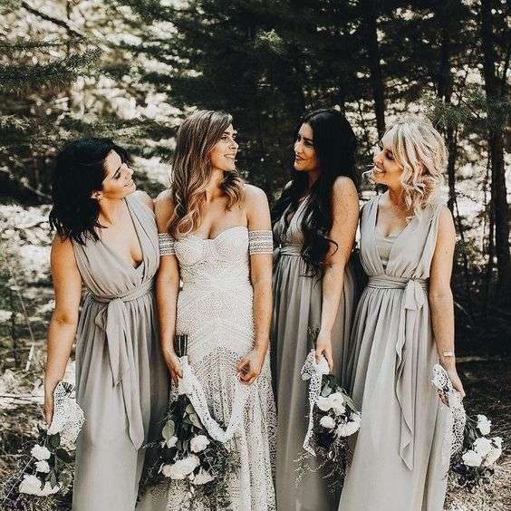 Свадьба 2018: изысканные платья для подруг невесты - фото 404244
