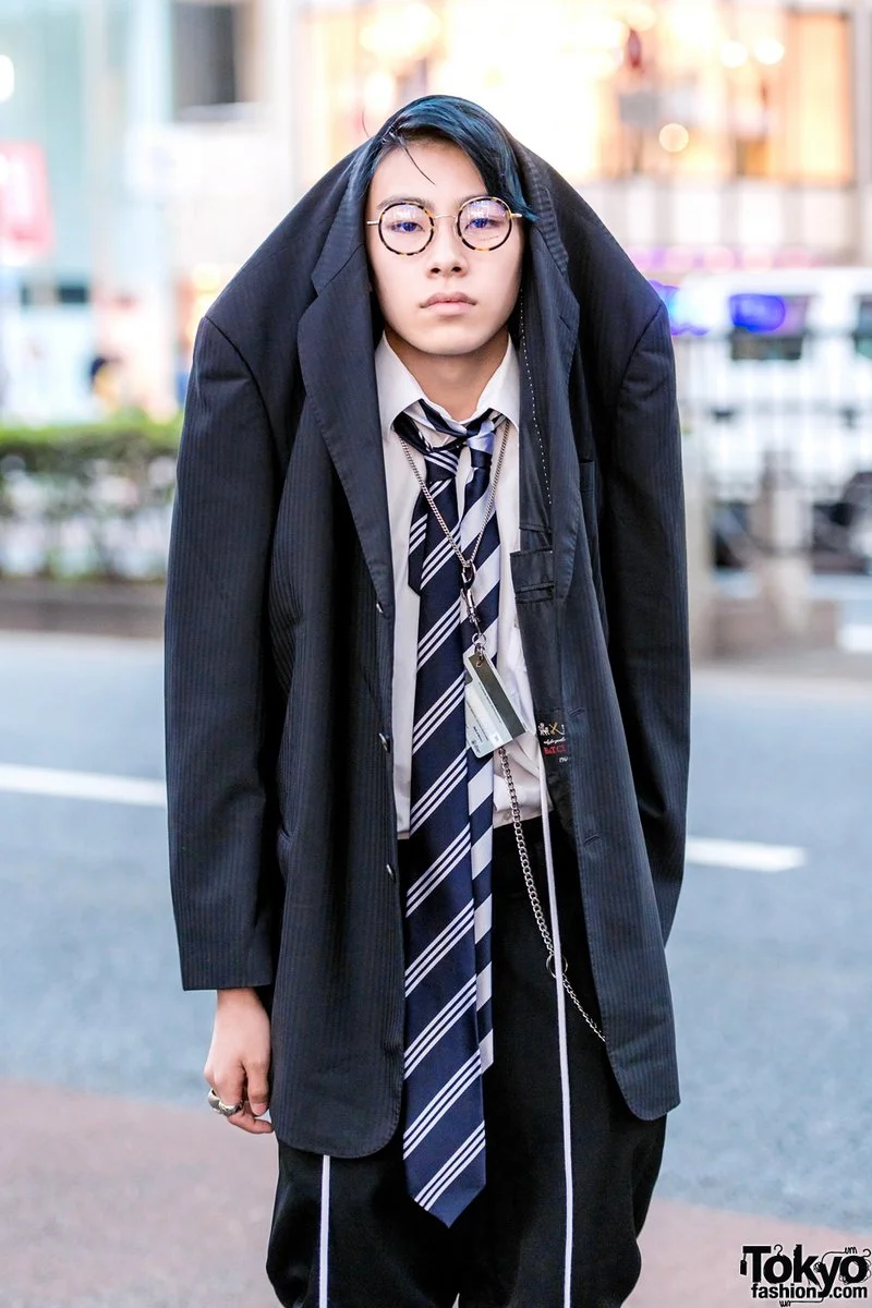 Японський школяр розсмішив своїм стилем мережу, але він вважає себе модником - фото 404269