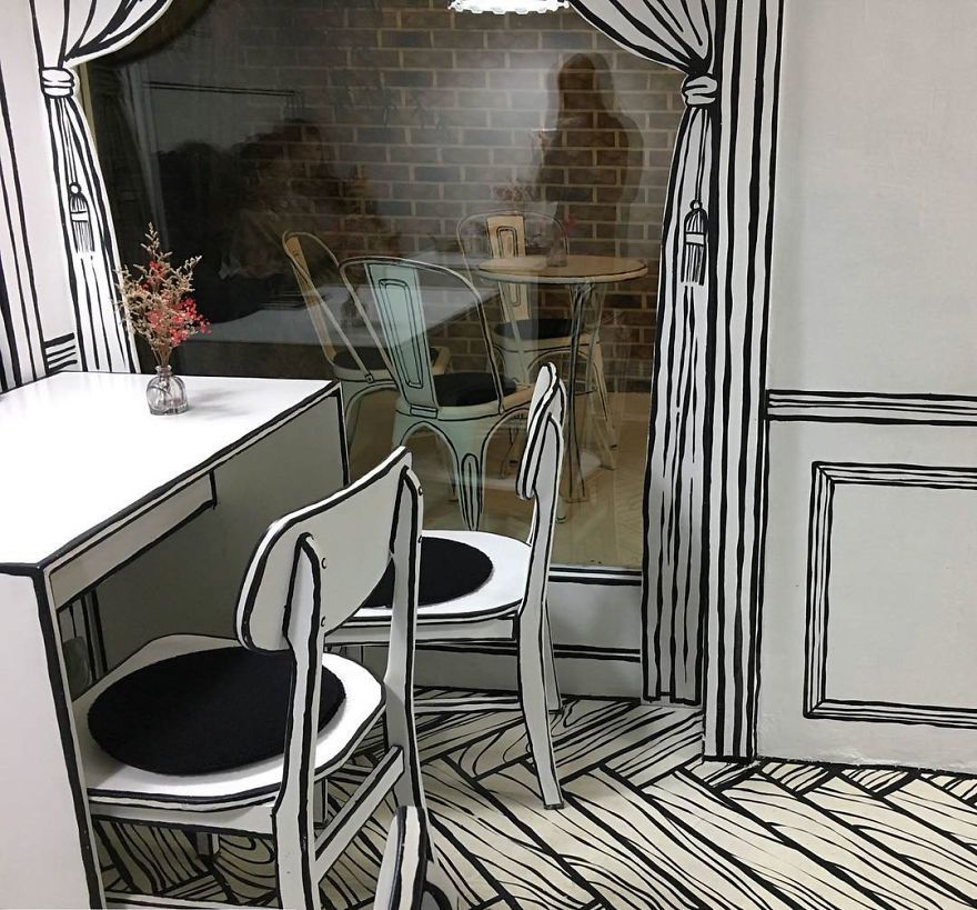 Такого ще не було: відкрили кафе, в якому здається, наче ти всередині мультика - 404763 Такого ще не було: відкрили кафе, в якому здається, наче ти всередині мультика - фото 404763