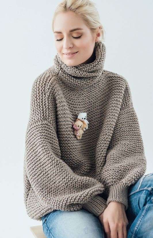 Модні светри oversize, які врятують тебе від холодної осені 2018-го - фото 406126