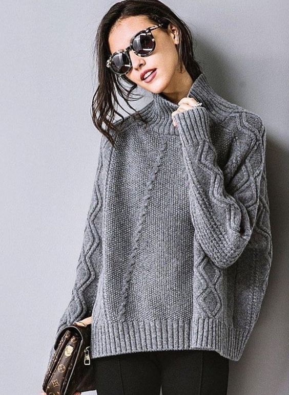 Модные свитера oversize, которые спасут тебя от холодной осени 2018-го - фото 406133
