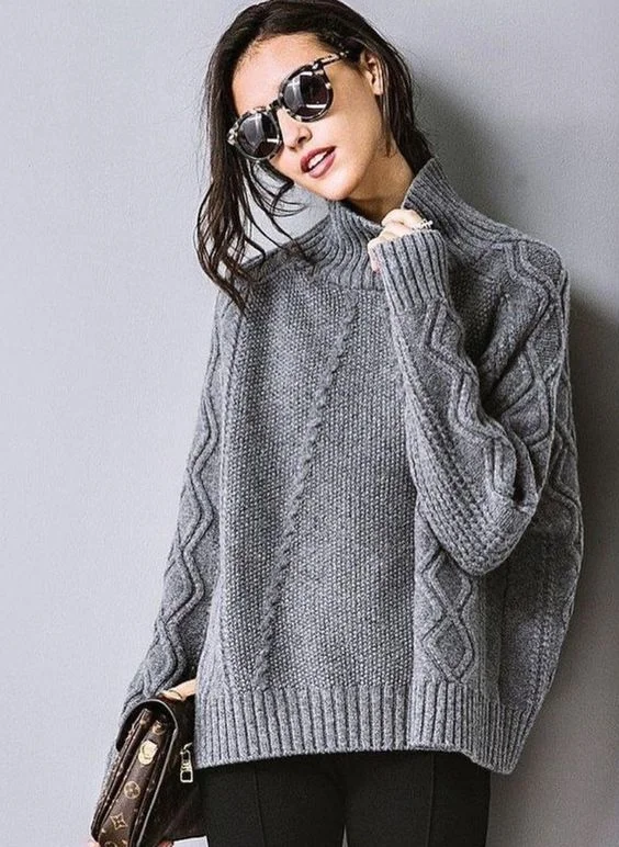 Модные свитера oversize, которые спасут тебя от холодной осени 2018-го - фото 406133