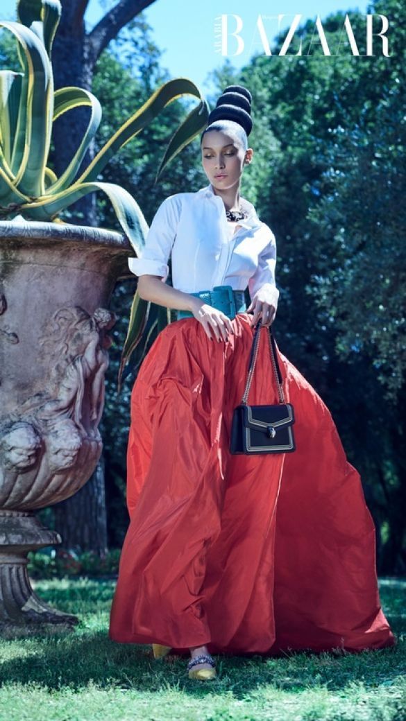 Белла Хадид перевоплотилась в арабскую принцессу для Harper's Bazaar - фото 406315