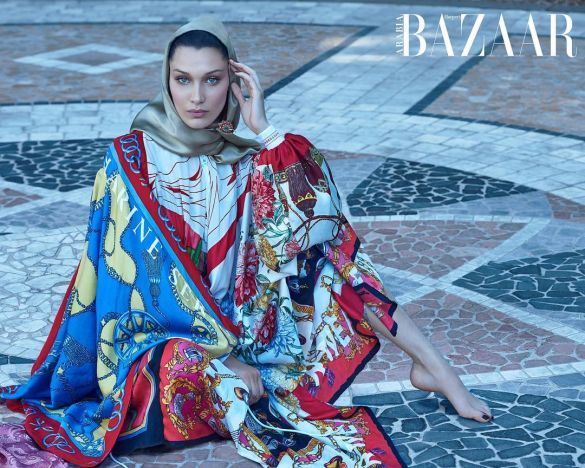 Белла Хадид перевоплотилась в арабскую принцессу для Harper's Bazaar - фото 406316